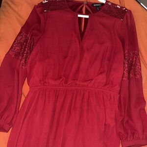 Express - Red Dress - Size L